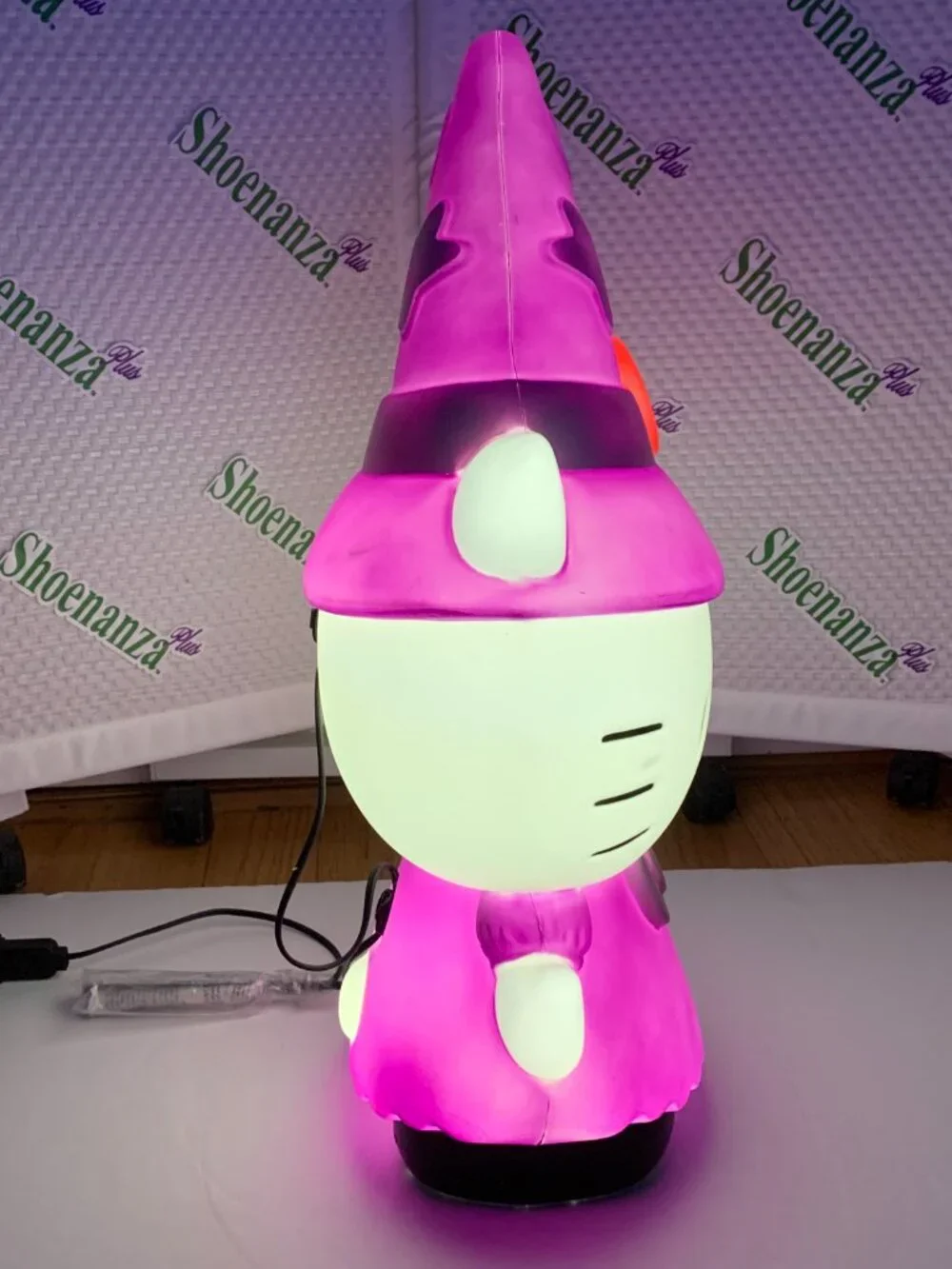 Gemmy Hello Kitty Witch Blow Mold Light Up Halloween Sanrio Decoration 22